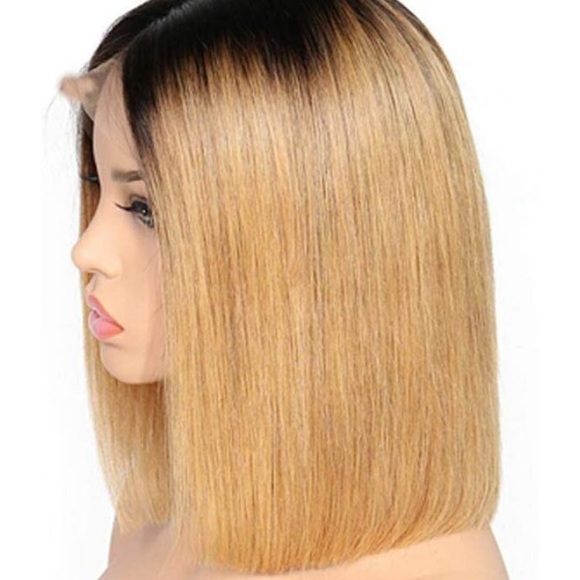 KELLI 10” 1B/27 human hair lace front  Bob wig*NWT main image 4